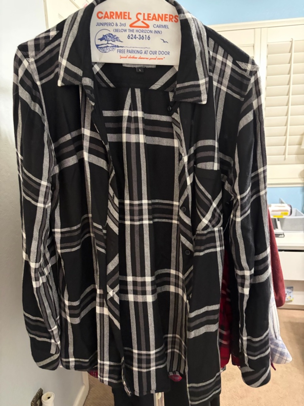 Rails Black & White Plaid Button-Down Shirt